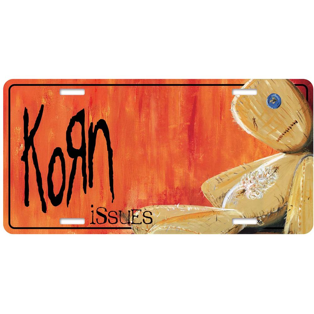 Korn - Issues Metallwand Zeichen - Mehrfarben